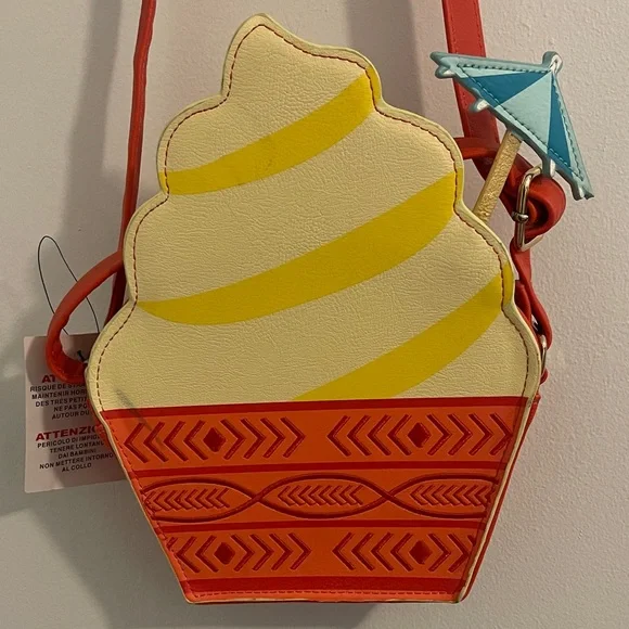 Disney parks Whimsical Ice Cream Crossbody Bag - Yellow and Red - Picture 4 of 5